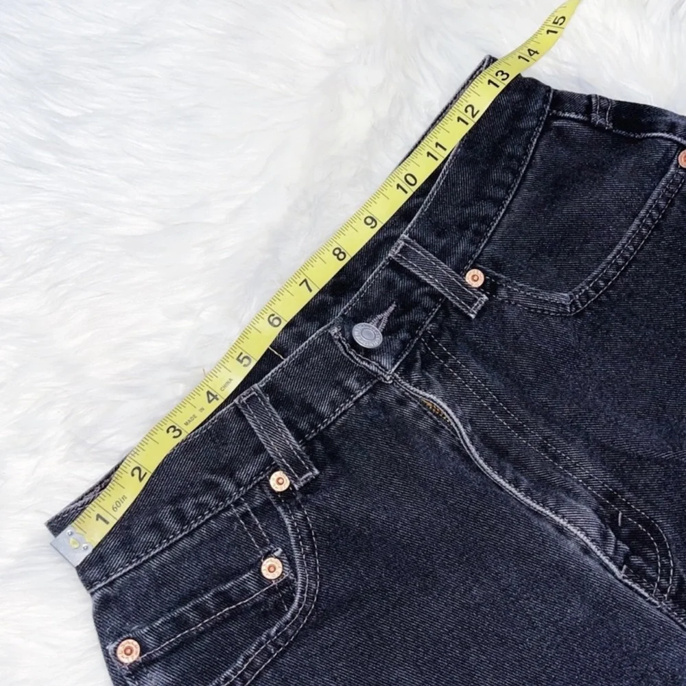 Levi's 550 Faded Black Vintage Straight Leg Jean 30/27" - Picture 9 of 12